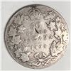 Image 1 : 1908 King Edward VII 50 Cents VG+ Chop Marks (Posible Asian Trade Marks)