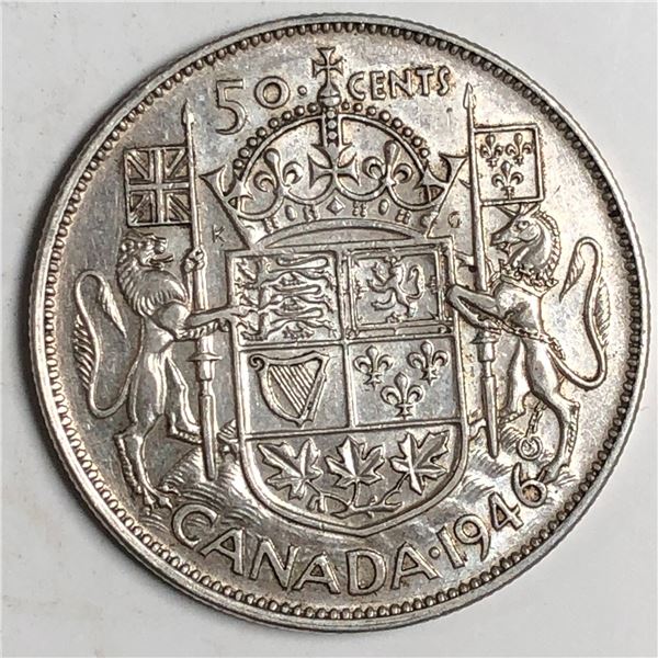 1946 King George VI 50 Cents EF