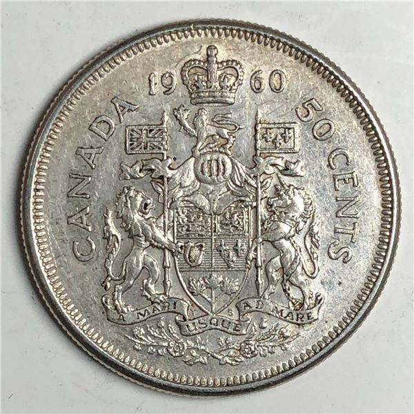 1960 Queen Elizabeth 50 Cents