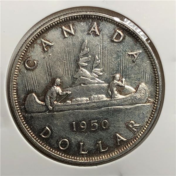1950 ARN King George VI Canadian Silver AU