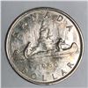 Image 1 : 1960 Queen Elizabeth II Canadian Silver Dollar