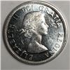 Image 2 : 1964 Queen Elizabeth II Canadian Silver Dollar UNC
