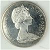 Image 2 : 1965 Queen Elizabeth II Canadian Silver Dollar UNC