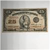 Image 1 : 1923 25 Cent Shinplaster DC-24c Letter H Campbell/Clark