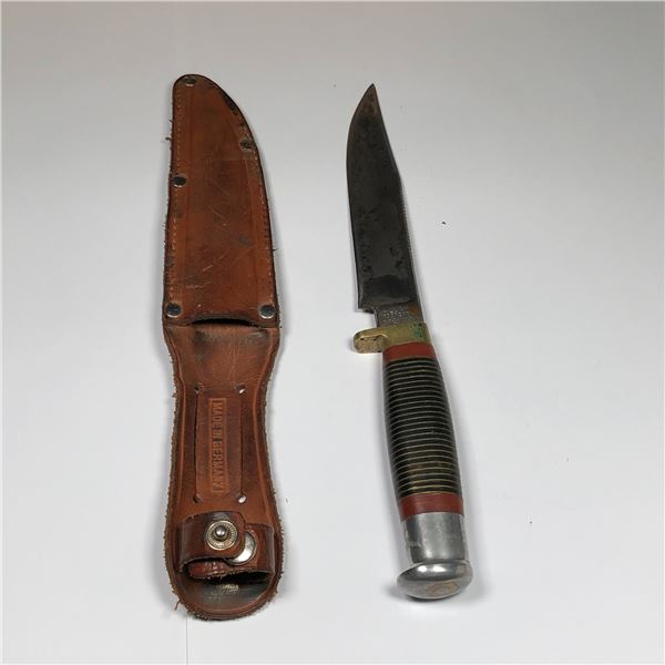 Vintage Hunting Knife William Rogers Sheffield England used Very Collectable