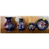 Image 1 : Moorcroft Pottery Collection 4 Pieces 6T