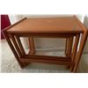 Image 1 : Mid Century Modern Teak Stacking Tables 23 x 15D x 19H