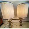 Image 1 : Pair Empire Style Lamps Heavy Quality 30T