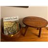 Image 1 : Creative Tea Towel & Wood Salad Bowl 12D Milking Stool