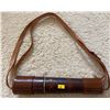 Image 1 : Stunning Vintage Broadhurst Clarkson & Co 3 Draw Brass & Leather Telescope 31" long