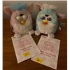 Image 1 : Two Vintage Electronic Furby Babies (one pink/ one blue)  Rare Toys Collectible items