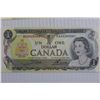 Image 2 : (2) 1973 Sequential Uncirculated Canadian $1 Bills