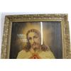 Image 2 : Framed Jesus Print - 19" x 32", Frame Chipped