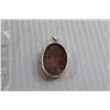 Image 4 : Stone Pendant with Sterling Silver Chain - 20"