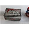 Image 3 : Towel Rack, Christmas Train Toy, Tin Box