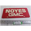 Image 1 : Noyes GMC Plastic Decorative License Plate