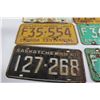 Image 2 : (7) Saskatchewan License Plates - 1960, 1965, 1967, 1968