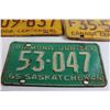 Image 4 : (5) Saskatchewan License Plates - 1965, 1967, 1968