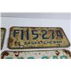 Image 4 : (6) Saskatchewan License Plates - 1966, 1969, 1976