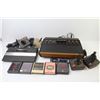 Image 13 : Atari Console w/Controllers (2) Games - Video Computer System W/Controller (games fit into both mach