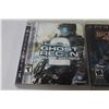 Image 2 : (3) Play Station 3 Games - Ghost Recon - Bioshock 2 - Medal of Honor