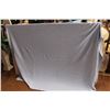 Image 1 : Blue Cotton Blanket (87" x 64")