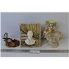 Image 1 : Mozart Bust on Plaque w/Stand - Fairy Plant Pot - Cheri Lane Bird Candle Holder