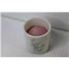 Image 3 : (3) Egg Cups - (2) Ceramic Decorations - Precious Moments Pin Cushion - Glass Candle Holder