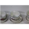 Image 2 : (4) Children's Tea Cups & Saucers w/Bowl (one is chipped)