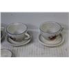 Image 3 : (4) Children's Tea Cups & Saucers w/Bowl (one is chipped)
