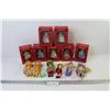 Image 1 : (7) Story Book Doll Ornaments - (6) Small Plastic Dolls
