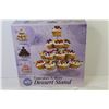 Image 2 : Cup Cake Dessert Stand (in Box - (3) Large Glass Plates