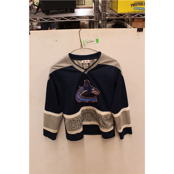 * Kids Vancouver Canucks Hockey Jersey - Size Medium