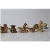 Image 4 : (23)  Red Rose - Wade - Tea Figurines (Some Chipped)