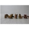 Image 5 : (23)  Red Rose - Wade - Tea Figurines (Some Chipped)
