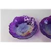 Image 3 : (2) Purple Art Glass Bowls