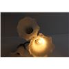 Image 2 : Lily of the Valley Lamp - (2/3) Bulbs Inserted, (1) Lights Up