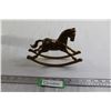Image 1 : Brass Rocking Horse Decoration