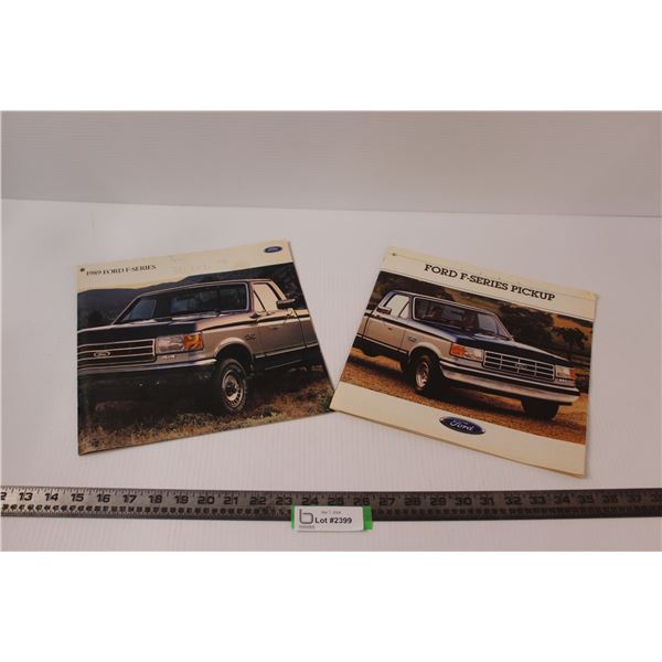 1988 & 1989 Ford F-Series Pickup Dealer Pamphlet's