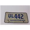 Image 2 : Vintage 1976 Saskatchewan License Plate