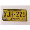 Image 6 : (3) Vintage License Plates - 1968 British Columbia, 1969 Alberta & 1980's Alberta