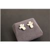 Image 2 : Silver Cubic Zirconia Stud Earrings