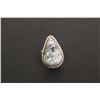 Image 4 : Sterling Silver Dendritic Opal  Ring (Size 7)