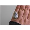 Image 6 : Sterling Silver Dendritic Opal  Ring (Size 7)