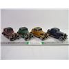 Image 1 : (4) Ornamental Resin Classic Cars