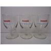 Image 3 : (6) Hamm's Beer Drink Glasses