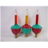 Image 3 : (3) Vintage 70's Bubble Christmas Candle Bulb