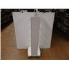 Image 2 : *White Metal Store Rack on Wheels- 50" Tall