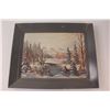 Image 2 : 16x20" Framed Painting - Unknown Artist, As Is Condition