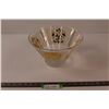 Image 1 : Glass Filigree Fruit Bowl - Unmarked